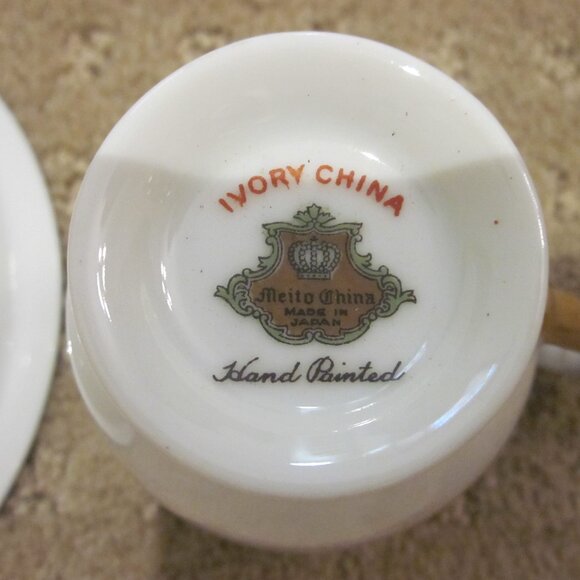 Meito Ivory China Mini Teacup & Saucer - Picture 4 of 6